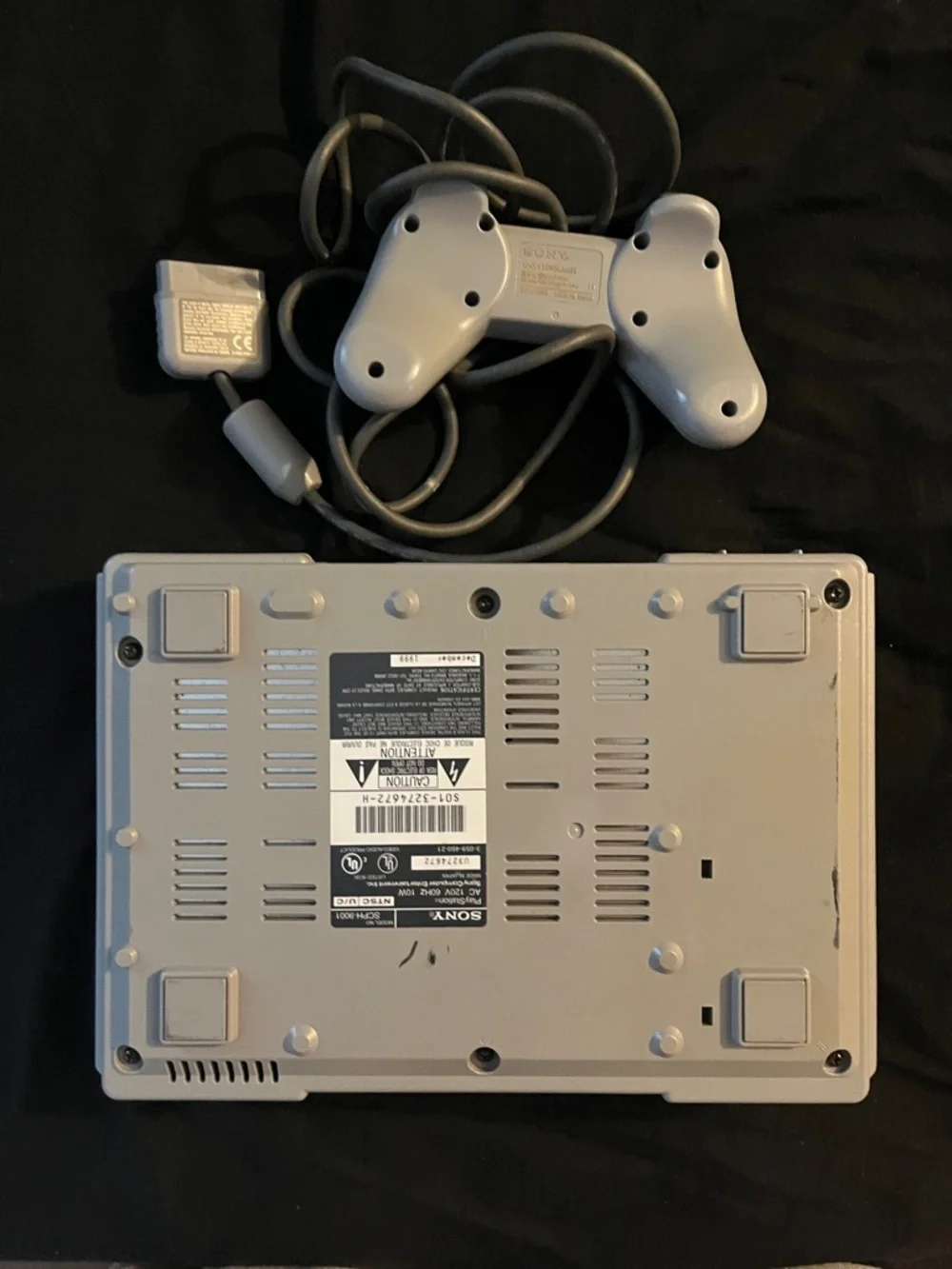 Original Sony PlayStation Classic Console - Light Gray with Controller